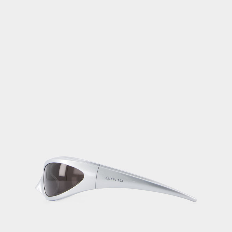 Bb0251s Sunglasses - Balenciaga - Acetate - Silver