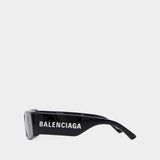 Bb0260s Sunglasses - Balenciaga - Acetate - Black