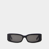 Bb0260s Sunglasses - Balenciaga - Acetate - Black