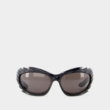 Bb0255s Sunglasses - Balenciaga - Acetate - Black