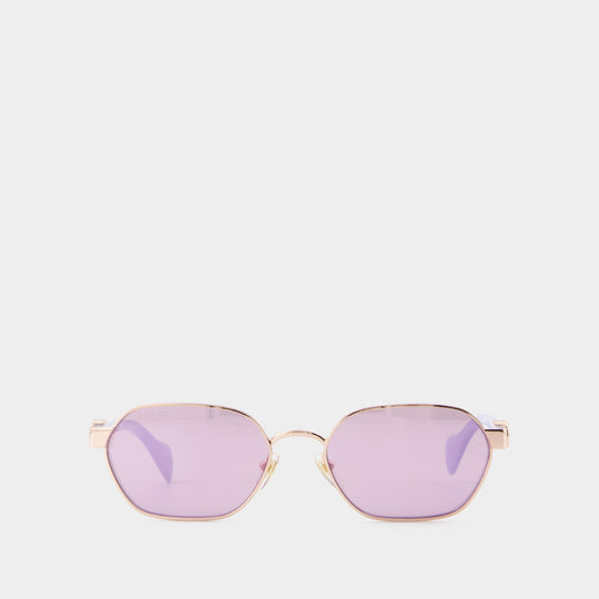 Gg1593s Sunglasses - Gucci - Metal - Gold