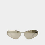 Bb0335s Sunglasses - Balenciaga - Metal - Silver