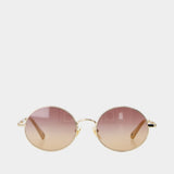 Ch0326s Sunglasses - Chloé - Metal - Gold
