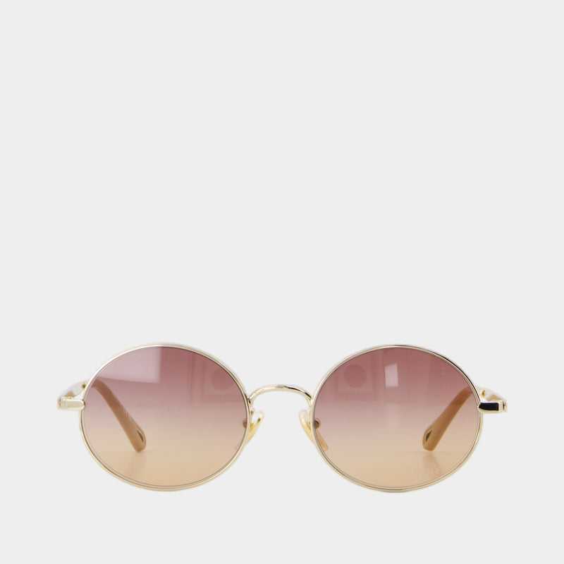 Ch0326s Sunglasses - Chloé - Metal - Gold