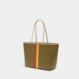 The Racer Tote Bag - Tory Burch - Cotton - Multi
