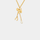The Pony Charm Necklace - Marc Jacobs - Brass - Gold