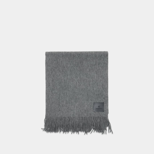Augustina Scarf - ANINE BING - Wool - Grey