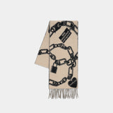 Fringed Scarf - Acne Studios - Wool - Black