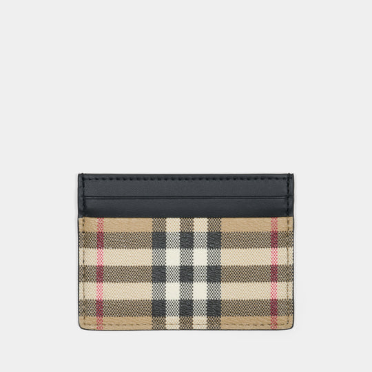 Ms Sandon Dfc Card Holder - Burberry - Synthetic - Beige
