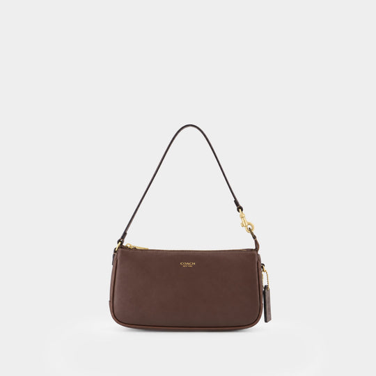 Natural Plaza Shoulder Bag - Coach - Leather - Brown