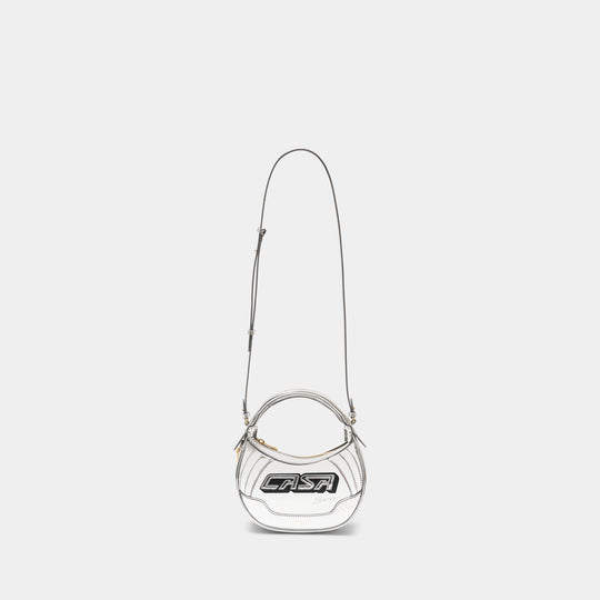 Biker Purse - Casablanca - Leather - Silver