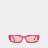 Le Petit Carré Sunglasses - 3.PARADIS - Acetate - Pink