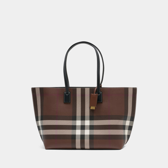 Ll Medium Shopper Bag - Burberry - Synthetic - Brown