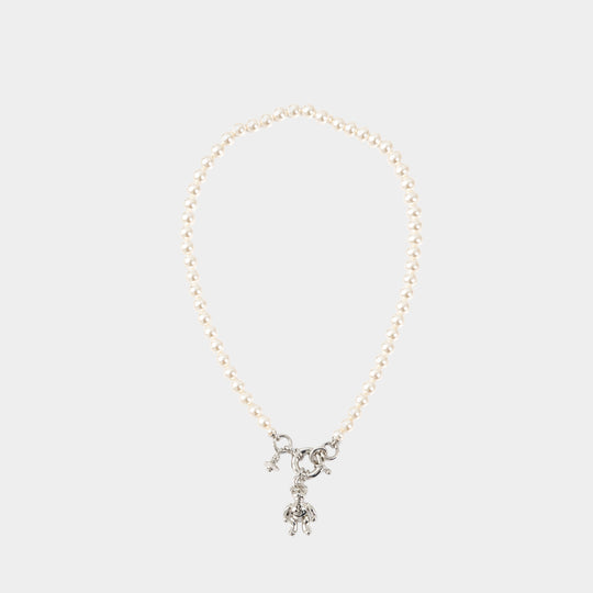 Ruby Pearl Necklace - Vivienne Westwood - Metal - Silver