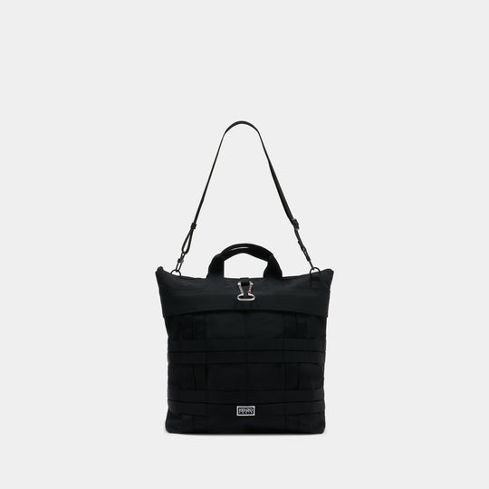 Shopper Bag - Kenzo - Nylon - Black