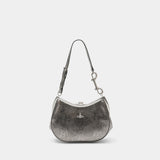 Charm Frame Shoulder Bag - Vivienne Westwood - Leather - Silver