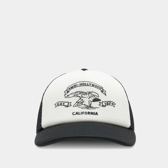 Eagle Trucker Cap - Amiri - Synthetic - Black