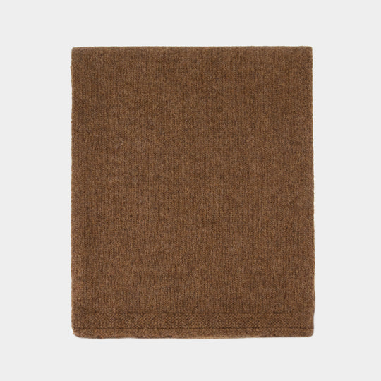 Marl Fuzzy Scarf - OFFICINE GENERALE - Wool - Beige
