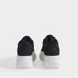 Manhattan Dip Sneakers in Black and White Polyester