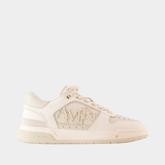 Classic Low Sneakers - Amiri - Leather - Beige