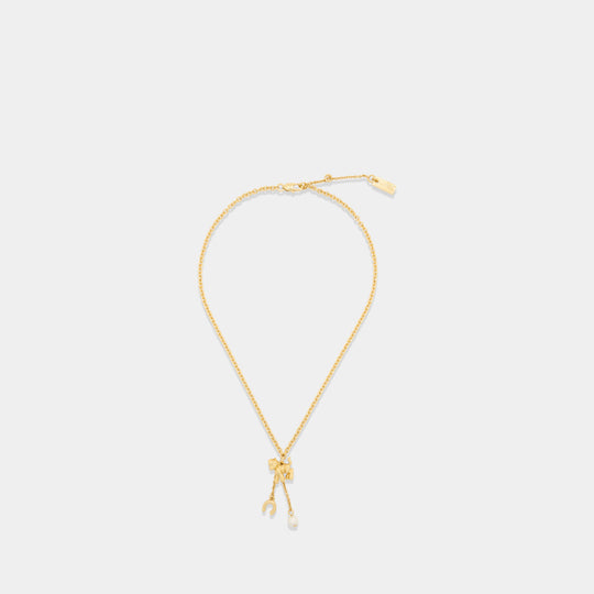 The Pony Charm Necklace - Marc Jacobs - Brass - Gold