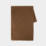 Marl Fuzzy Scarf - OFFICINE GENERALE - Wool - Beige