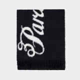 Fluffy Scarf - 3.PARADIS - Nylon - Black