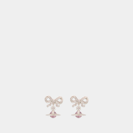 Octavie Earrings - Vivienne Westwood - Metal - Pink
