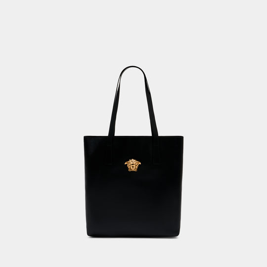 Tote bag - Versace - Leather - Black