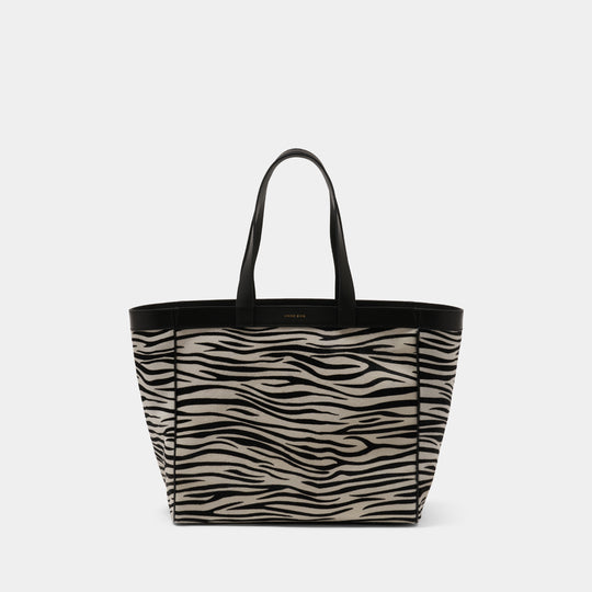 Medium Rio Shopper Bag - ANINE BING - Leather - Black