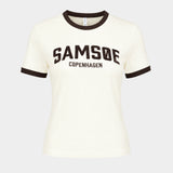 Sabond Ss 15318 T-Shirt - SAMSØE SAMSØE - Cotton - Ivory