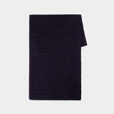 Big Wavy Scarf - OFFICINE GENERALE - Wool - Black