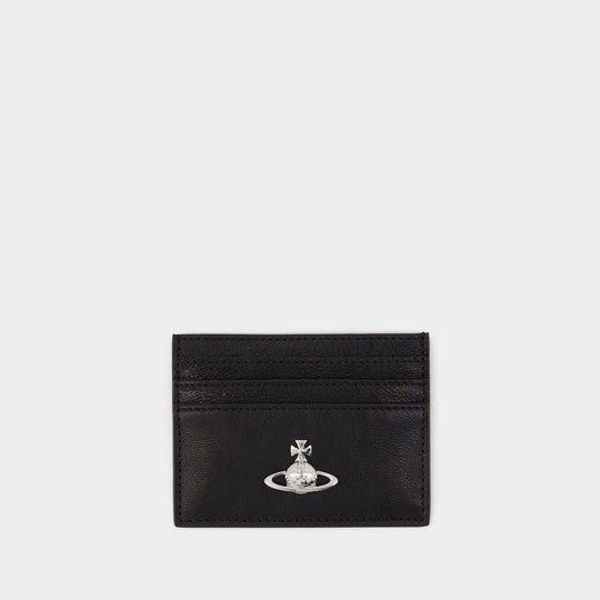 Card Holder - Vivienne Westwood - Leather - Black
