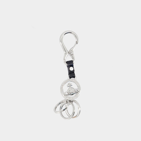 Orb Medallion Keychain - Vivienne Westwood - Metal - Silver