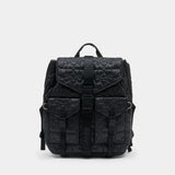 Re Tech Quilted Backpack - Ganni - Synthetic - Black
