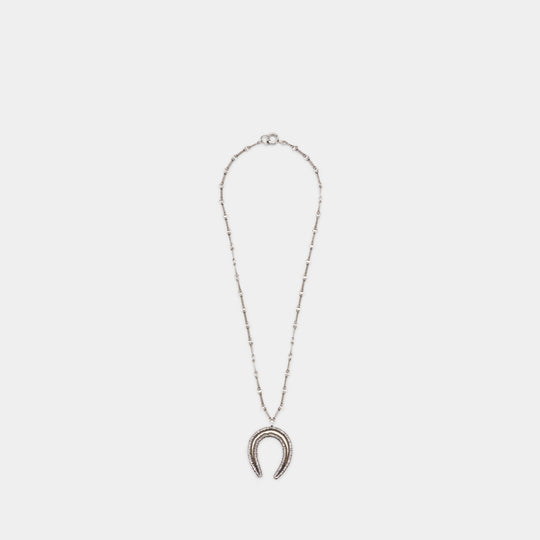 Long Necklace - Isabel Marant - Metal - Silver-plated