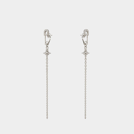 Amira Earrings - Vivienne Westwood - Metal - Silver