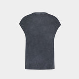 Cloe Hc Skull Strass T-Shirt - Zadig & Voltaire - Cotton - Black