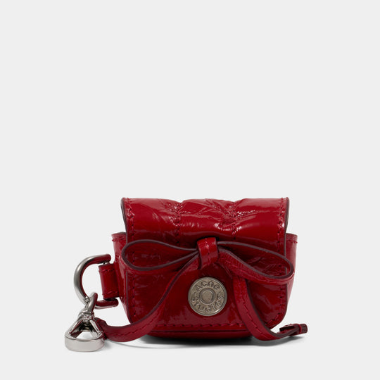 Multipocket Crinkled Patent Purse - Acne Studios - Leather - Red