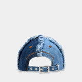 Cap - Ganni - Cotton - Multicolor