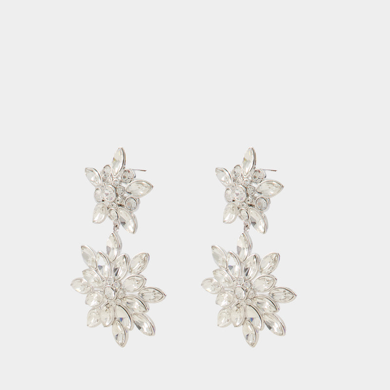 Tiered Earrings - SELF PORTRAIT - Metal - Silver