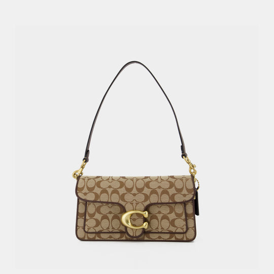 Soft Tabby 26 Shoulder Bag - Coach - Cotton - Khaki