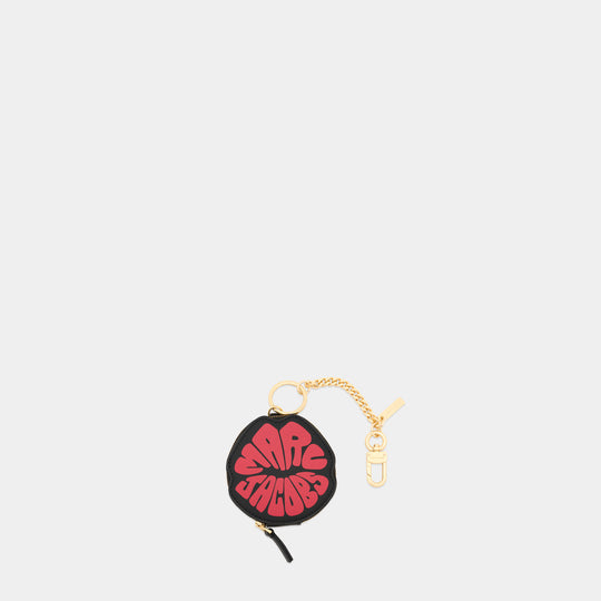 The Cookie Pouch Charm Keychain - Marc Jacobs - Leather - Black