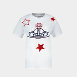 Orb&stars Classic T-Shirt - Vivienne Westwood - Cotton - White