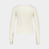 Signature Sweatshirt - Kenzo - Cotton - White