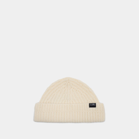 Beanie - MM6 Maison Margiela - Wool - White