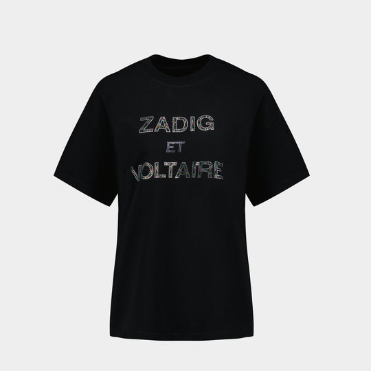 Tedda T-Shirt - Zadig & Voltaire - Cotton - Multicolor