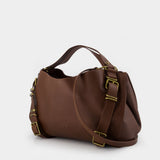 D-One Top handle M Shopper Bag - DIESEL - Leather - Brown