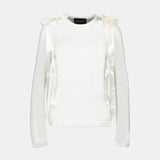 Bow Tail T Shirt - Simone Rocha - Synthetic - White