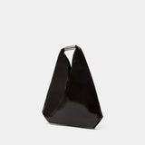 Japanese Media Shoulder Bag - MM6 Maison Margiela - Leather - Brown